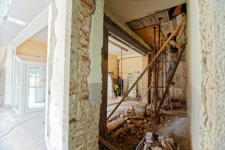 Ambiente en obra durante una remodelación